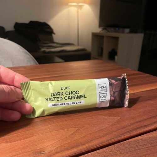 Vegansk proteinbar anmeldelse